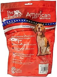 Pet Factory American Beefhide 4 to 5-inch Knotted Bones Natural Flavored Chewy Dog Treats, 8 count slide 2 of 4