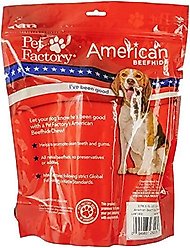 Pet Factory American Beefhide 8 to 9-inch Rolls Natural Flavored Chewy Dog Treats, 8 count slide 2 of 4