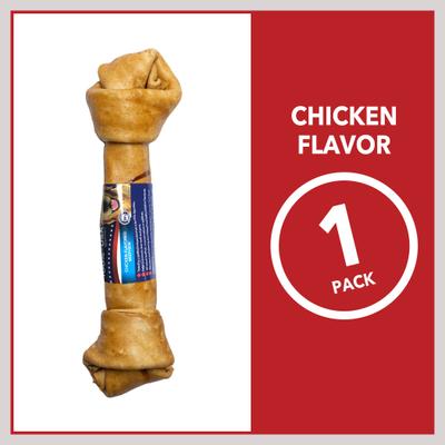 Show full view: Pet Factory Beefhide 12-inch Chicken Flavored Dog Bones, 1 count slide 6 of 10
