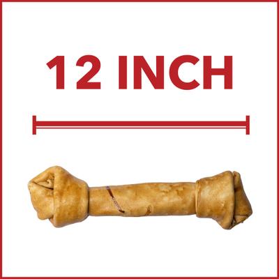 Show full view: Pet Factory Beefhide 12-inch Chicken Flavored Dog Bones, 1 count slide 7 of 10