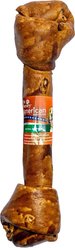 Pet Factory Beefhide 12-inch Peanut Butter Flavored Dog Bones, 1 count