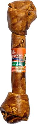 Show full view: Pet Factory Beefhide 12-inch Peanut Butter Flavored Dog Bones, 1 count slide 1 of 9