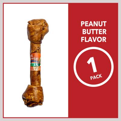 Show full view: Pet Factory Beefhide 12-inch Peanut Butter Flavored Dog Bones, 1 count slide 6 of 9