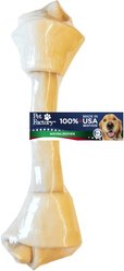 Pet Factory Beefhide 13 to 15-inch Knotted Bone Natural Flavored Chewy Dog Treat, 1 count