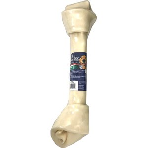 Pet Factory Beefhide 15 to 17-inch Knotted Bone Natural Flavored Chewy Dog Treat, 1 count