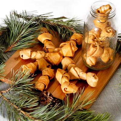 Show full view: Pet Factory Beefhide 4-inch Chicken Flavored Dog Bones, 18 count slide 10 of 10