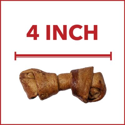 Show full view: Pet Factory Beefhide 4-inch Peanut Butter Flavored Dog Bones, 18 count slide 7 of 10