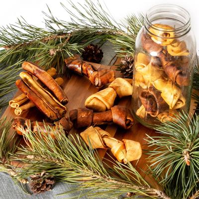 Show full view: Pet Factory Beefhide 4 to 6-inch Beef & Chicken Flavored Dog Hard Chew Variety Pack, 25 count slide 10 of 10