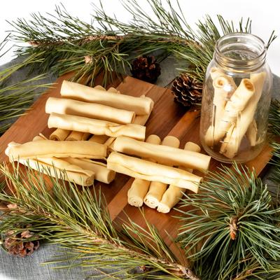 Show full view: Pet Factory Beefhide 5-inch Chip Rolls Natural Flavored Dog Hard Chews, 18 count slide 9 of 11