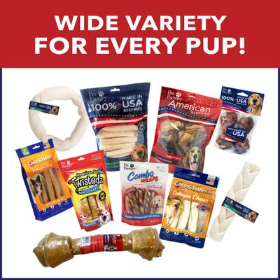 Show full view: Pet Factory Beefhide 5-inch Chip Rolls Natural Flavored Dog Hard Chews, 18 count slide 10 of 11