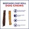 Show in main carousel: Pet Factory Beefhide 5-inch Chip Rolls Variety Pack Beef & Chicken Flavored Dog Hard Chews, 18 count slide 8 of 10