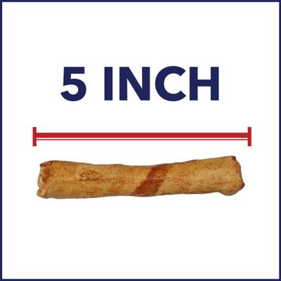 Show full view: Pet Factory Beefhide 5-inch Chip Rolls Variety Pack Beef & Chicken Flavored Dog Hard Chews, 20 count slide 7 of 10