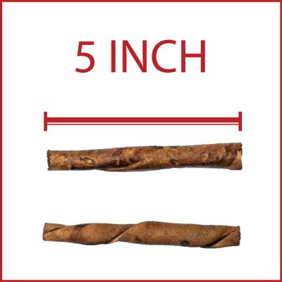 Show full view: Pet Factory Beefhide 5-inch Twist Sticks Beef Flavored Dog Hard Chews, 1-lb bag slide 7 of 10