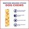 Show in main carousel: Pet Factory Beefhide 6-inch Braided Sticks Chicken Flavored Natural Dog Hard Chews, 14 count slide 8 of 10