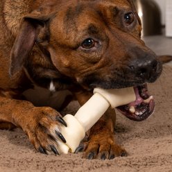 Pet Factory Beefhide 6-inch Natural Flavored Dog Bones, 12 count slide 2 of 9