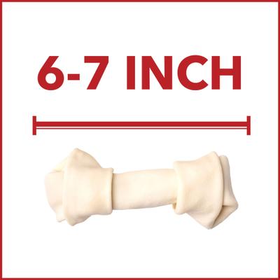 Show full view: Pet Factory Beefhide 6-inch Natural Flavored Dog Bones, 12 count slide 7 of 10