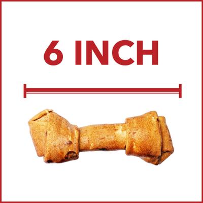 Show full view: Pet Factory Beefhide 6-inch Peanut Butter Flavored Dog Bones, 12 count slide 7 of 10