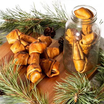 Show full view: Pet Factory Beefhide 6-inch Peanut Butter Flavored Dog Bones, 12 count slide 10 of 10