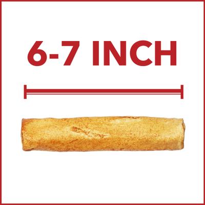 Show full view: Pet Factory Beefhide 6 to 7-inch Beef & Chicken Flavored Dog Hard Chew Variety Pack, 10 count slide 8 of 10