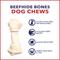 Show in main carousel: Pet Factory Beefhide 6 to 7-inch Natural Flavored Dog Bones, 8 count slide 9 of 10