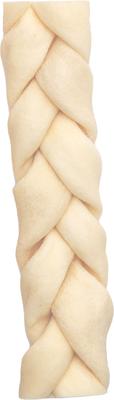Show full view: Pet Factory Beefhide 7-inch Braided Sticks Natural Flavored Chewy Dog Treats, 6 count slide 6 of 6