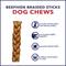 Show in main carousel: Pet Factory Beefhide 7-inch Braided Sticks Peanut Butter Flavored Dog Hard Chews, 2 count slide 8 of 10
