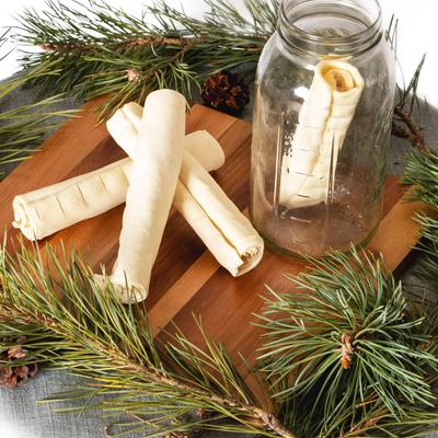 Show full view: Pet Factory Beefhide 7-inch Rolls Natural Flavored Chewy Dog Treats, 4 count slide 3 of 6