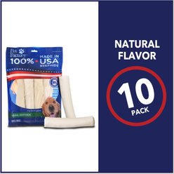 Pet Factory Beefhide 8-inch Rolls Natural Flavored Dog Hard Chews, 10 count slide 2 of 9