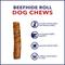 Show in main carousel: Pet Factory Beefhide 8-inch Rolls Peanut Butter Flavored Dog Hard Chews, 10 count slide 9 of 10