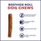 Show in main carousel: Pet Factory Beefhide 8-inch Rolls Peanut Butter Flavored Dog Hard Chews, 15 count slide 9 of 10