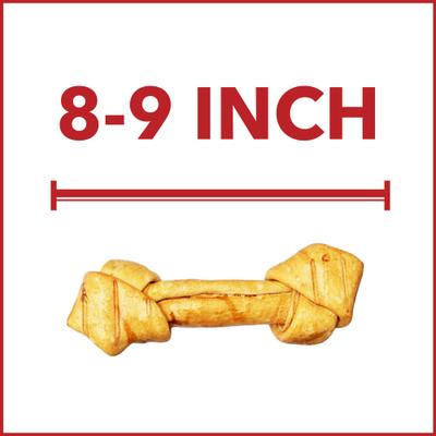 Show full view: Pet Factory Beefhide 8 to 9-inch Beef & Chicken Flavored Dog Hard Chew Variety Pack, 6 count slide 8 of 10