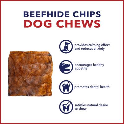 Show full view: Pet Factory Beefhide Chips Beef Flavored Dog Hard Chews, 22-oz bag slide 8 of 11