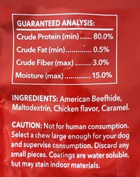 Pet Factory Beefhide Chips Chicken Flavored Dog Hard Chews, 22-oz bag slide 2 of 7
