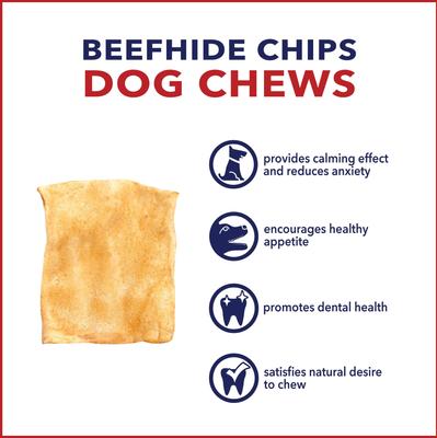 Show full view: Pet Factory Beefhide Chips Chicken Flavored Dog Hard Chews, 32-oz bag slide 8 of 10