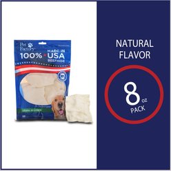 Pet Factory Beefhide Chips Natural Flavored Dog Hard Chews, 8-oz bag slide 2 of 9