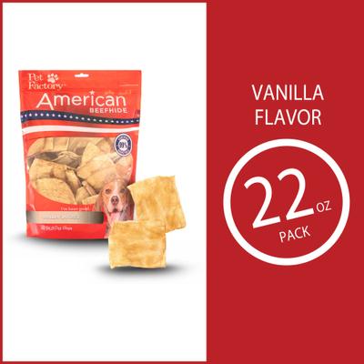 Show full view: Pet Factory Beefhide Chips Vanilla Flavored Dog Hard Chews, 22-oz bag slide 6 of 10