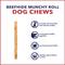 Show in main carousel: Pet Factory Beefhide Munchy Mini Rolls 5-inch Chicken Flavored Dog Hard Chews, 1.5-lb bag slide 8 of 10