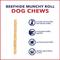 Show in main carousel: Pet Factory Beefhide Munchy Mini Rolls 5-inch Natural Flavored Dog Hard Chews, 1.5-lb bag slide 8 of 10