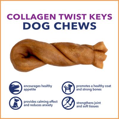 Show full view: Pet Factory CareChewz 6 to 7-inch Collagen Twist Chicken Flavored Dog Hard Chews, 6 count slide 6 of 10