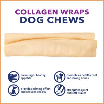 Show full view: Pet Factory CareChewz 6 to 7-inch Collagen Wrap Natural Flavored Dog Hard Chews, 12 count slide 6 of 10