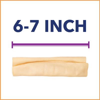 Show full view: Pet Factory CareChewz 6 to 7-inch Collagen Wrap Natural Flavored Dog Hard Chews, 12 count slide 8 of 10