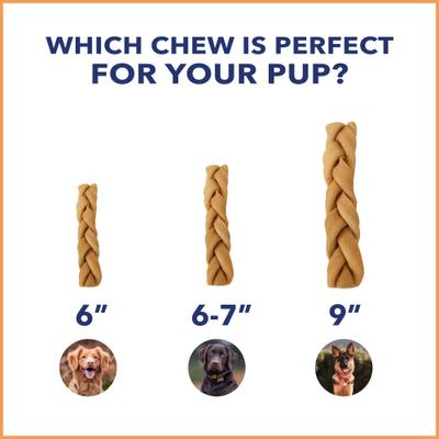Show full view: Pet Factory CareChewz 6 to 7-inch Collagen Wrap Natural Flavored Dog Hard Chews, 12 count slide 9 of 10