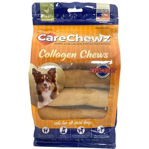 Pet Factory CareChewz Collagen 6-inch Little Rovers Chicken Flavored Chewy Dog Treats, 8 count