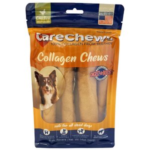 Pet Factory CareChewz Collagen 9-inch Rovers Chicken Flavored Chewy Dog Treats, 6 count