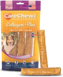 Pet Factory CareChewz Collagen +PLUS 9-inch Rovers Chicken Flavored Chewy Dog Treats, 3 count