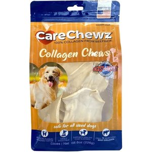 Pet Factory CareChewz Collagen Slices Natural Flavored Chewy Dog Treats, 8-oz bag