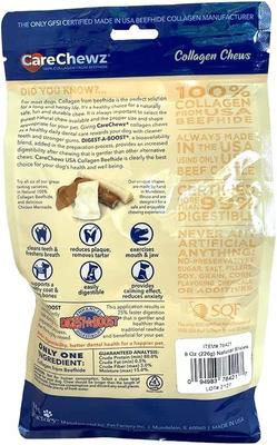 Show full view: Pet Factory CareChewz Collagen Slices Natural Flavored Chewy Dog Treats, 8-oz bag slide 3 of 3