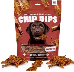 Pet Factory Chip Dips Collagen Chips Backyard BBQ Natural Dog Chew, 16-oz bag slide 1 of 9