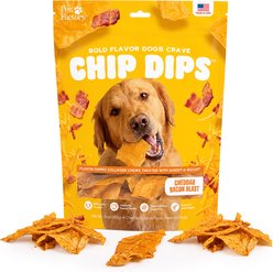 Pet Factory Chip Dips Collagen Chips Cheddar Bacon Blast Natural Dog Chew, 16-oz bag slide 1 of 9