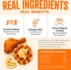 Pet Factory Chip Dips Collagen Chips Chicken N Waffles Natural Dog Chew, 16-oz bag slide 2 of 9